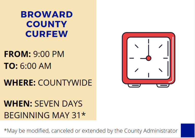 What You Need to Know About Broward County’s Curfew